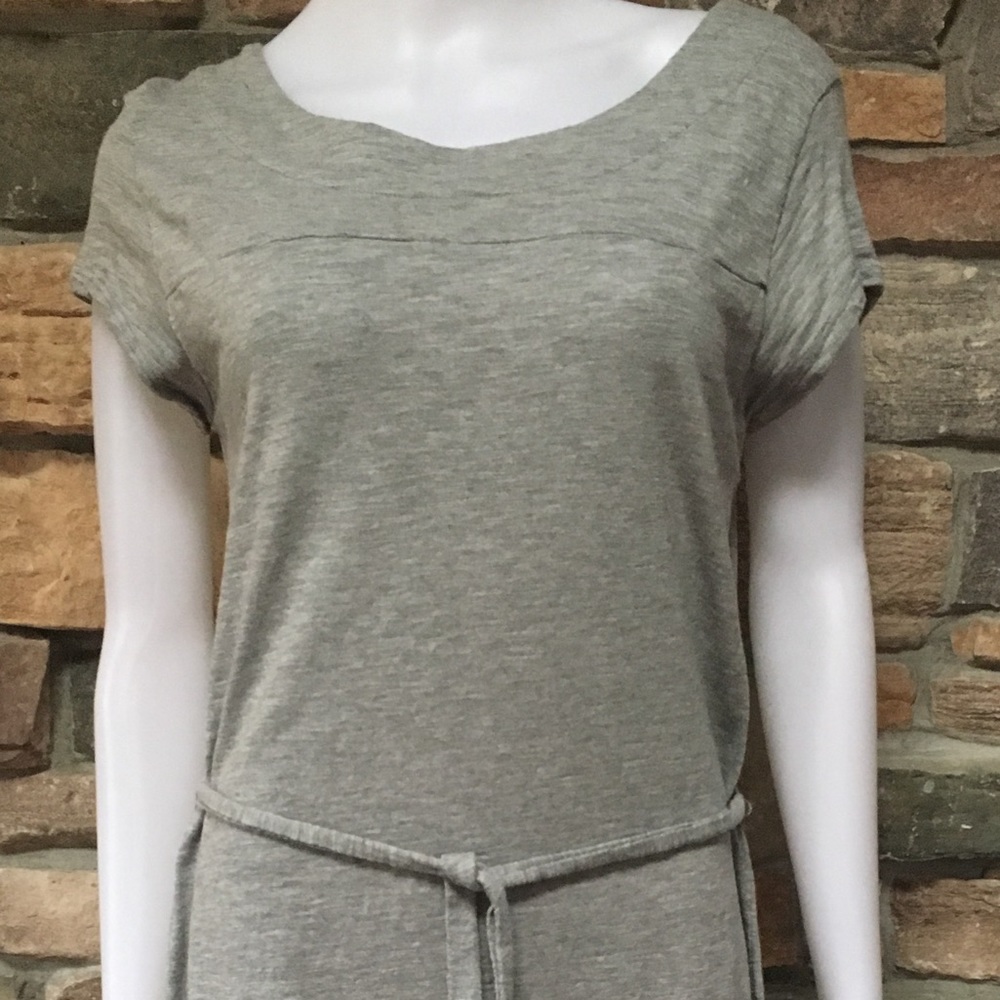 Merona/ Ladies Gray Tie Belt Dress